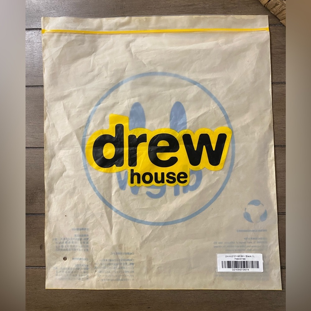 BAG ONLY - Drew House Official T-shirt Resealable Bag - BAG ONLY